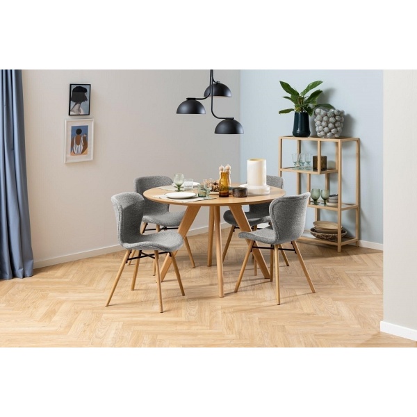 Krzesło Batilda szare Monza grey 120 - ACTONA